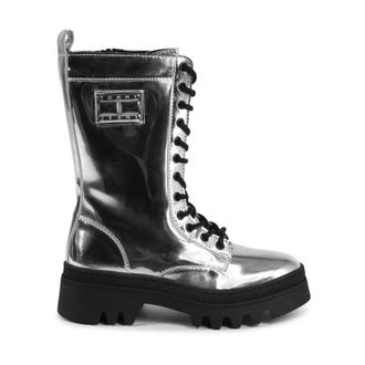 Tommy Hilfiger Dames, Schoenen, Grijs, Maat: 39 EU Poliester