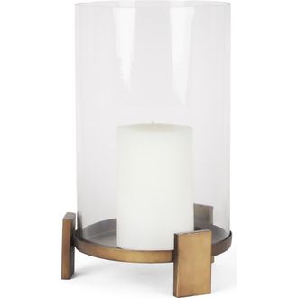 Mercana Price Hurricane Candle Holder in Gold at Nordstrom, Size Small