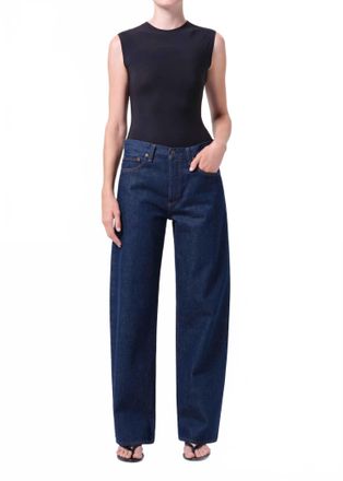 A Gold E Arc Mid-Rise Jeans In Rinse