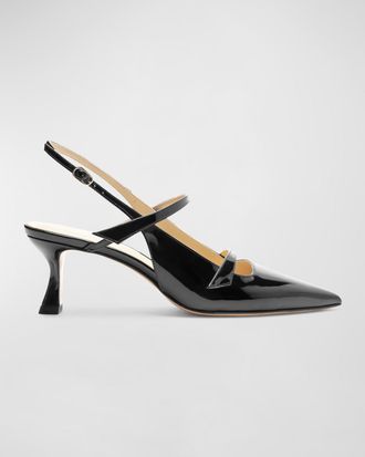 Alexandre Birman Tita Patent Slingback Pumps