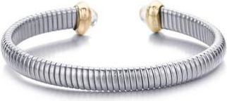 Adornia Omega Coil Cuff Bracelet in Silver at Nordstrom Rack
