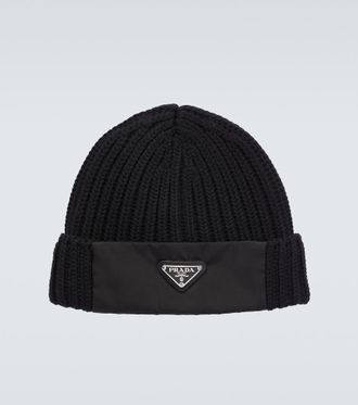 Prada padded nylon beanie hat best sale