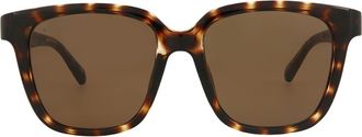 Balenciaga 54mm Square Sunglasses in Havana Havana Brown at Nordstrom Rack