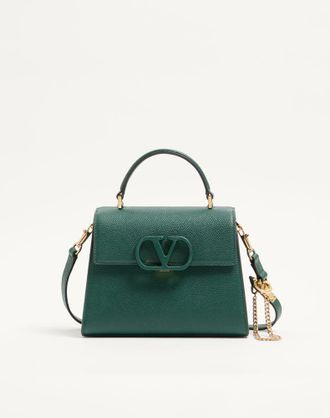 Valentino Garavani Borsa A Mano Piccola Valentino Garavani VSling In Vitello Granato Donna ENGLISH GREEN UNI
