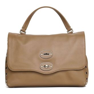 Zanellato Tassen, Dames, Beige, ONE Size, Katoen, Postina Small