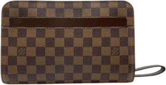 Louis Vuitton Pre-owned Monogram Clutch Tas - Heren - Vintage Clutch - Bruin - ONE Size - Vintage
