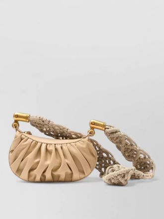 Balmain mini crossbody shoulder bag smooth calfskin