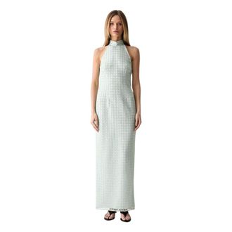 Rotate Rotate Birger Christensen, Dames, Jurken, Blauw, Maat: XS Poliester