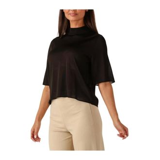 Drykorn Truien & Vesten, Dames, Zwart, S, Wol, Bruine Nisle_2 Trui voor Vrouwen