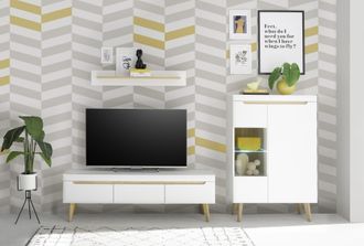 Inosign Wohnwand »Torge, Anbauwand, Schrankwand, Mediawand, Wohnzimmer-Set« Set, 3 Stk. tlg