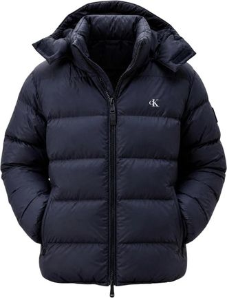 Calvin Klein Jeans Pufferjack - Heren - Winterjassen - Blauw - S - Polyester - Jassen