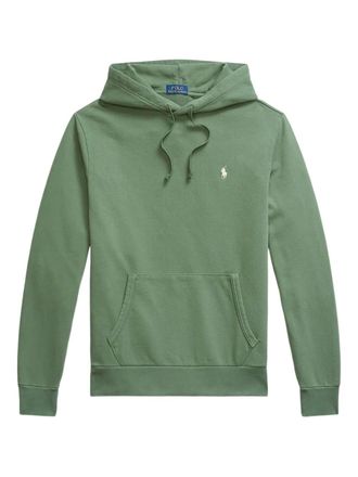 Polo Ralph Lauren drawstring hoodie - men - Cotton - S - Green