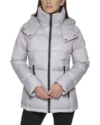 Kenneth Cole Cire Short Puffer Coat