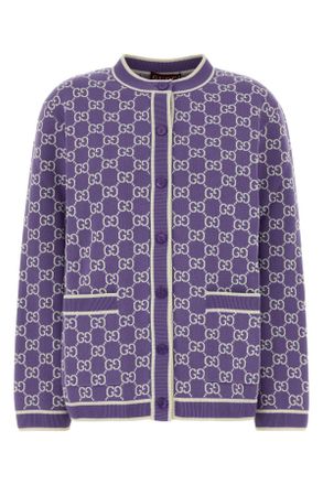 Gucci Embroidered Cotton Cardigan
