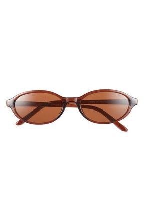 BP. Oval Sunglasses in Clear Brown at Nordstrom
