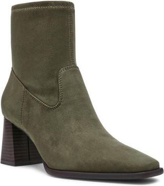 Anne Klein Paidge Bootie in Olive Suede at Nordstrom, Size 6.5
