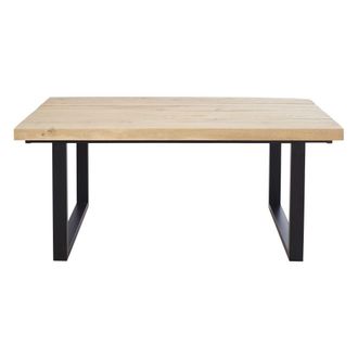 Maisons du monde Mesa de comedor con vigas de roble macizo para 6/8 personas L.180 cm