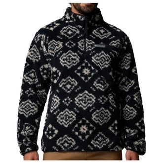 Columbia Rugged Ridge High Pile Half Zip Fleecepullover f&uuml;r Herren | schwarz