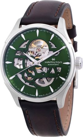Hamilton Jazzmaster Skeleton Automatic Green Dial Mens Watch H42535560