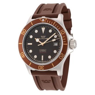 Glycine Combat Sub Sport Automatic Brown Dial Mens Watch GL0328