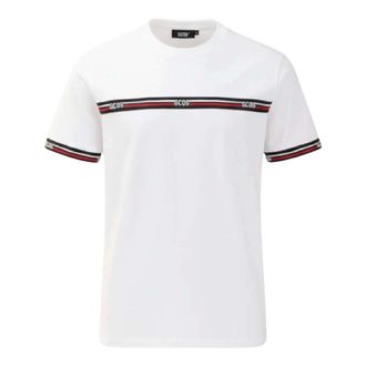 GCDS T-Shirts, male, White, Size: XS Short Sleeve T-Shirts