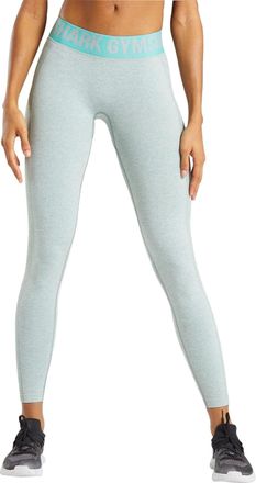 Gymshark Flex Low Rise Seamless Contouring Leggings, Spring Green Marl/Jade Green, Small [Variation]