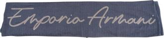 Emporio Armani Bufanda Pashmina - Accessories - Hombre - Azul - ONE SIZE
