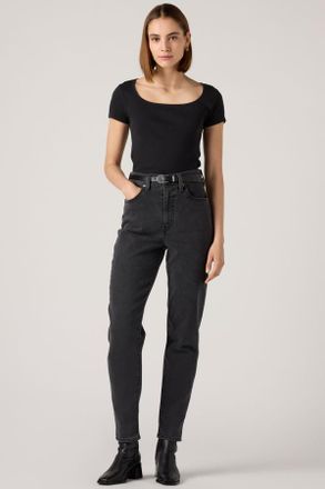 Levi's Jean de talle alto corte Mom - Mujer - 23X27 - Negro / Bomb Dot Com