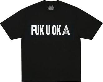 Palace T-shirt con logo - Nero