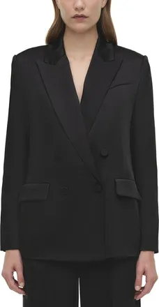 SIMKHAI Norah Double Breasted Blazer