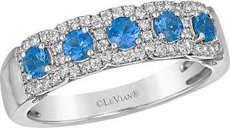 Le Vian Platinum 0.87 Ct. Tw. Diamond & Sapphire Ring