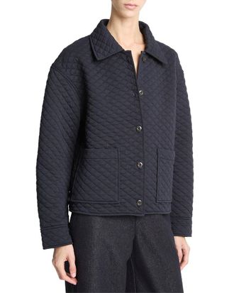 Vince Quilted Collared Jacket