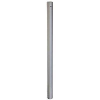 WINDHAGER 900 mm, Fissaggio del palo della Tenda da Sole, Piastra di Base, Supporto per palo, Resistente al Gelo, Lunghezza del Manicotto 90 cm, 10707, Argento