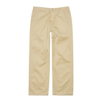 Edwin Wide Broeken - Heren - Wijde Broeken - Beige - S - Katoen - Broeken