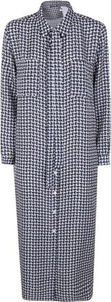 Laura Urbinati Belt Long Sleeves Shirt Dress