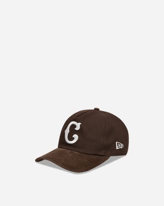 New Era Chicago Cubs MLB Cooperstown Cord 19TWENTY Adjustable Cap Dark Brown