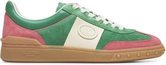 Valentino Garavani Schoenen, Dames, Veelkleurig, 40 EU, Leer, Lace-Up Sneakers