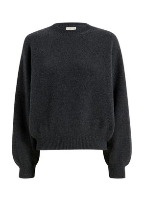Khaite Smoke Grey Margaux Cashmere Sweater