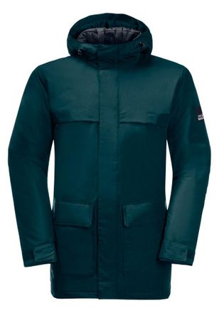 Jack Wolfskin Funktionsparka JACK WOLFSKIN WINTERLAGER PARKA M, Herren, Gr. L (52), blau (teal), Hauptmaterial: 100% Polyester; Futter: 100% Polyester (recycled); F