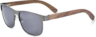 Earth Wood Troon Polarized Sunglasses in Dark Brown/black at Nordstrom