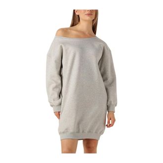 Another Label Dames, Jurken, Grijs, Maat: XS