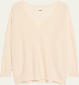 Lisa Yang Kenny V-Neck Cashmere Sweater