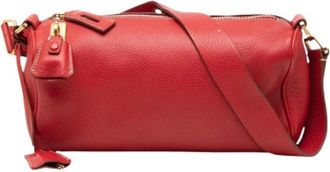 Prada Pre-owned Cross Body Bags, female, Red, Size: ONE SIZE Pre-owned Shoulder Bag