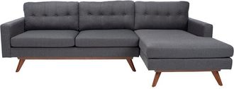 Safavieh Couture Gneiss Modern Linen Sectional Sofa