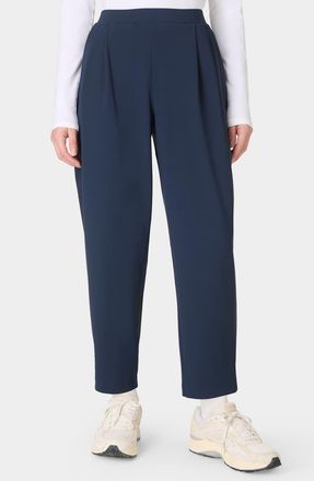 Sweaty Betty Explorer Crop Barrel Leg Pants in Navy Blue at Nordstrom, Size X-Large