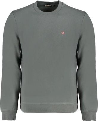 Napapijri Crew Neck Sweatshirt - Heren - Sweatshirts - Groen - S - Katoen - Hoodies & sweatvesten
