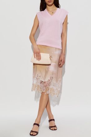 Fabiana Filippi Cotton Vest, Womens, Pink