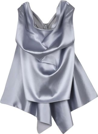 Sportmax Tops, Dames, Grijs, M, Agadir Blouse