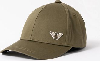 Emporio Armani Mens Emporio Armani Mens Cap with Eagle Logo - Dark Olive - Green - Size: ONE size
