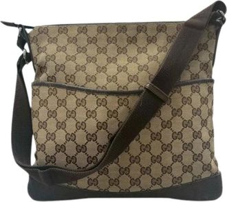Gucci Borsa a spalla Pre-owned in tela GG e pelle - - Pre-owned - Donna - Marrone - ONE SIZE